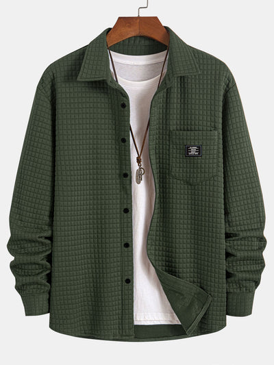 Kendrick™ – Waffle Button Up Shirt