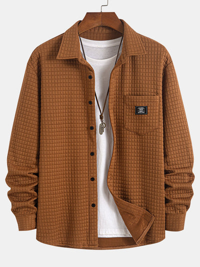 Kendrick™ – Waffle Button Up Shirt