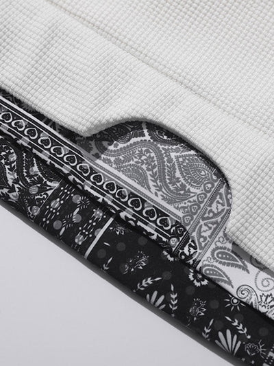 Ilas™ – Paisley Waffle Knit Sweatshirt