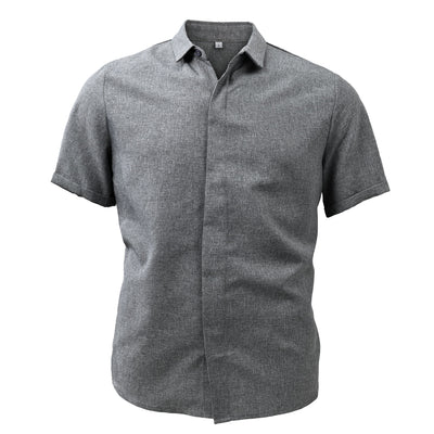 Evander™ – Men's Lapel Short Sleeve Shirt