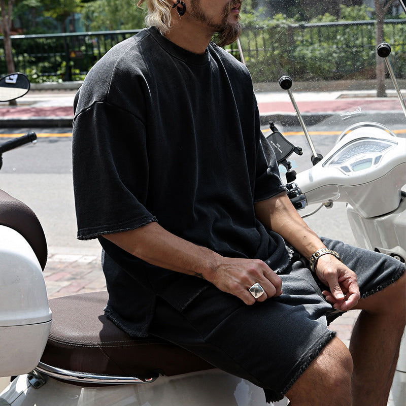 Daxen™ – Men's Loose Fit Summer T-Shirt & Shorts Set