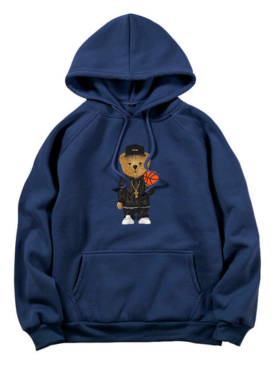 Tyce™ – Basketball Bear Graphic Hoodie