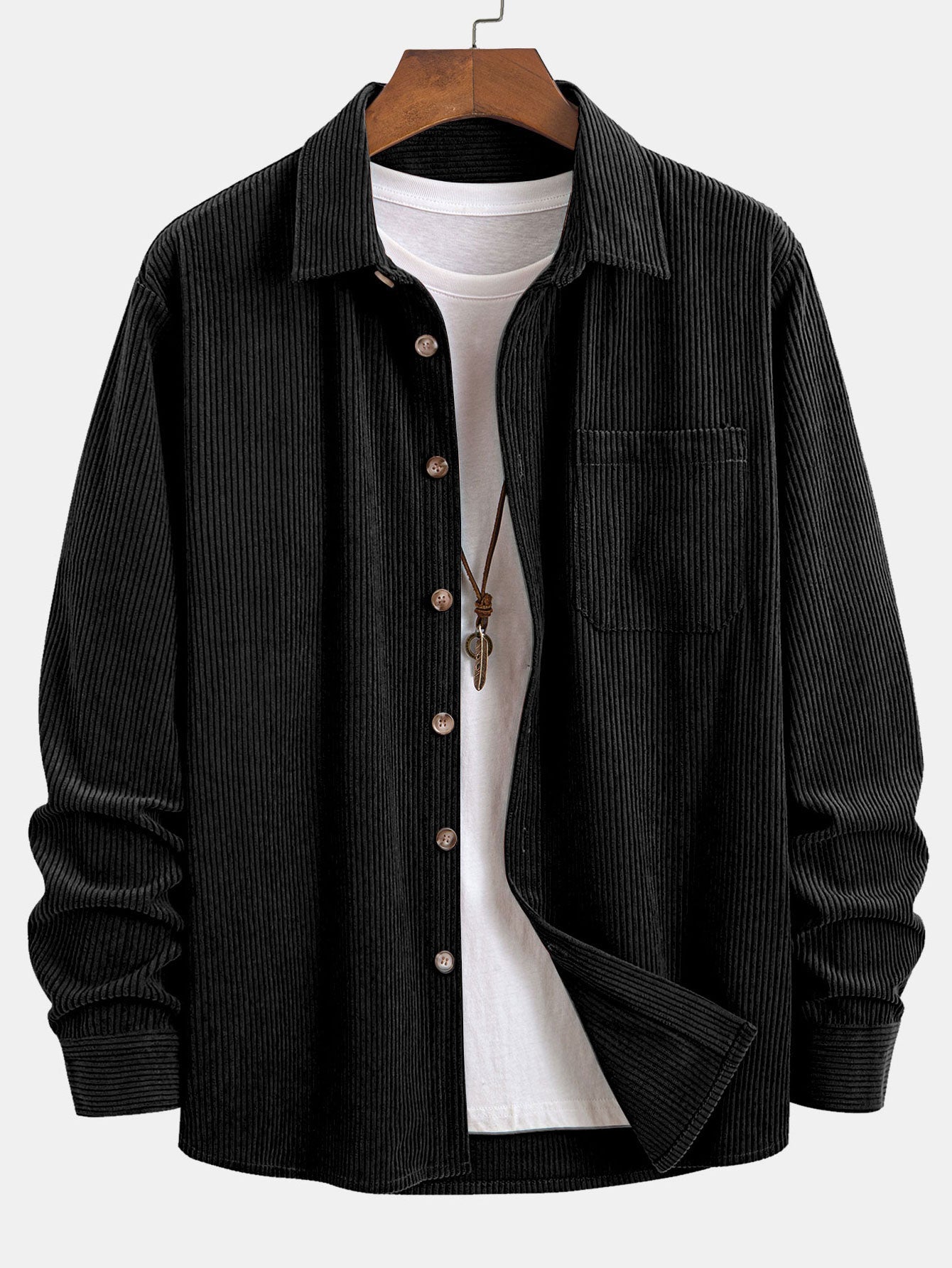 Nolan™ – Corduroy Button Up Shirt