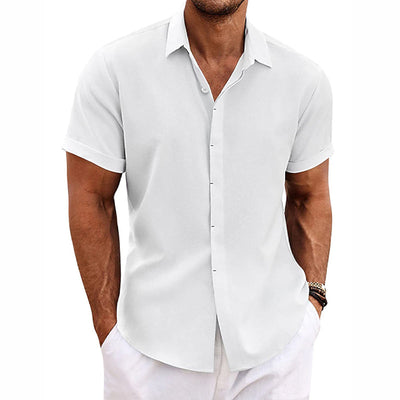 Evander™ – Men's Lapel Short Sleeve Shirt