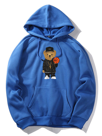 Tyce™ – Basketball Bear Graphic Hoodie