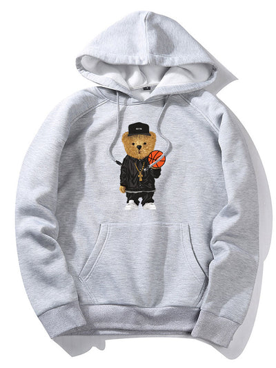Tyce™ – Basketball Bear Graphic Hoodie