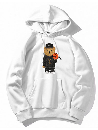 Tyce™ – Basketball Bear Graphic Hoodie