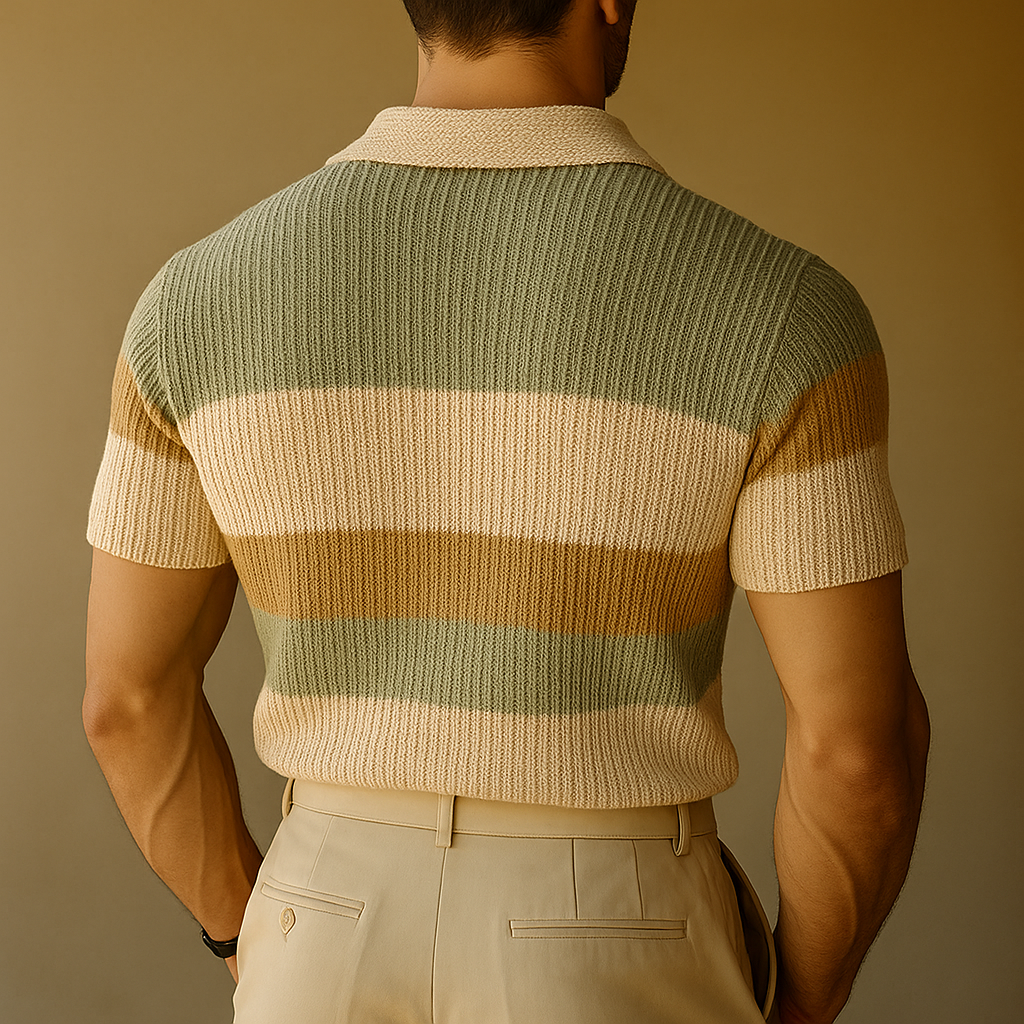 Kaelen™ – Men's Slim Fit Woven Short Sleeve Shirt