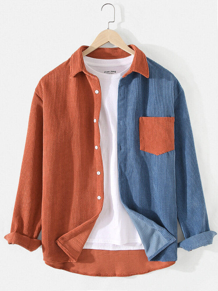 Darien™ – Corduroy Long Sleeve Shirt for Everyday Cool and Classic Style