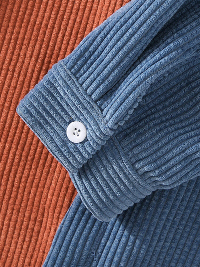 Darien™ – Corduroy Long Sleeve Shirt for Everyday Cool and Classic Style