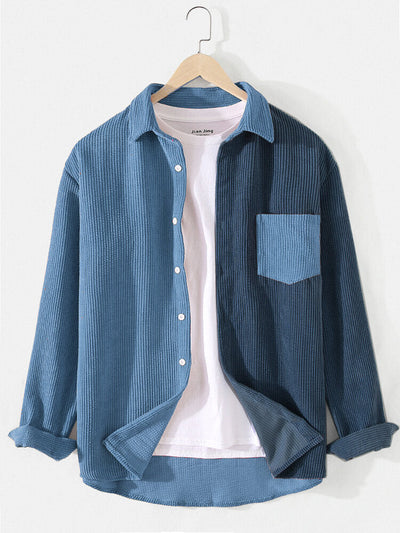 Darien™ – Corduroy Long Sleeve Shirt for Everyday Cool and Classic Style