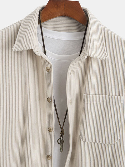 Nolan™ – Corduroy Button Up Shirt