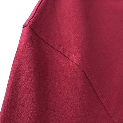 Kael™ – Men’s Slim Fit Solid V-Neck Long Sleeve Training Shirt