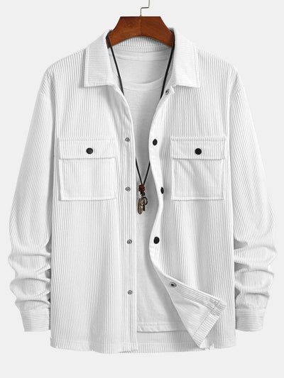 Eldon™ – Corduroy Overshirt With Pockets