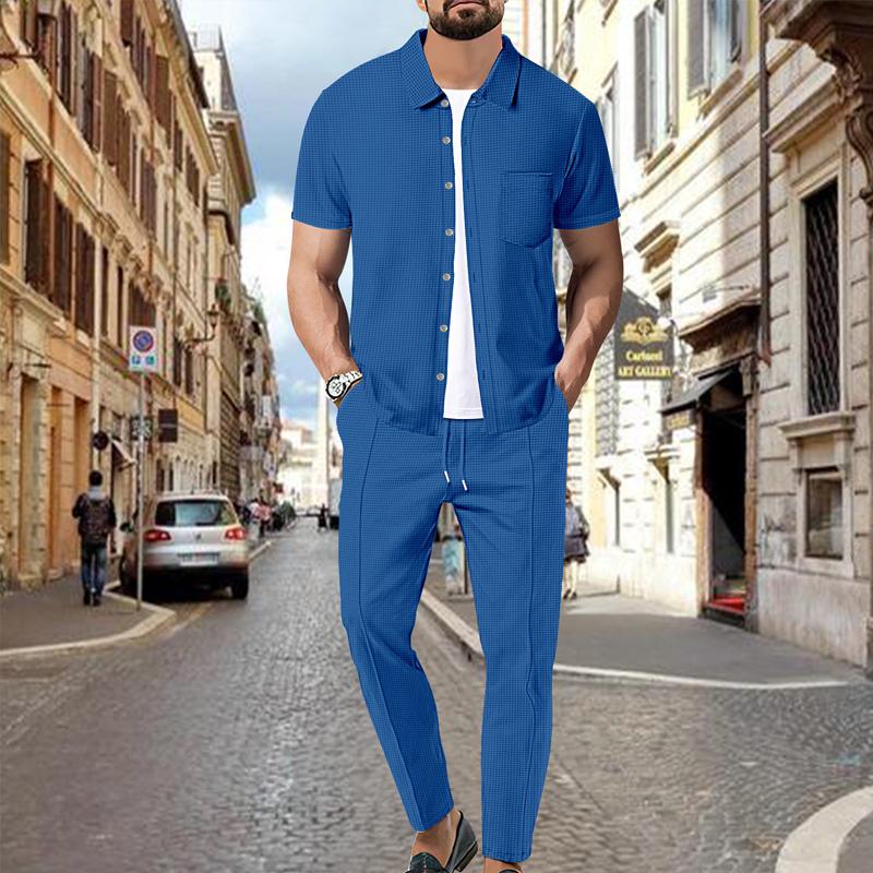 Kester™ – Men’s Waffle Knit Lounge Set