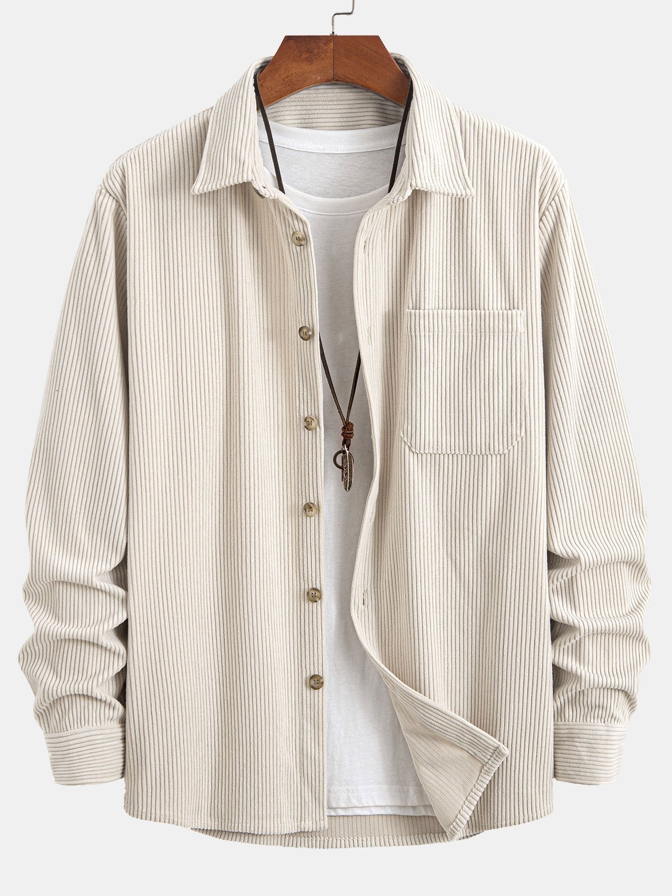 Nolan™ – Corduroy Button Up Shirt