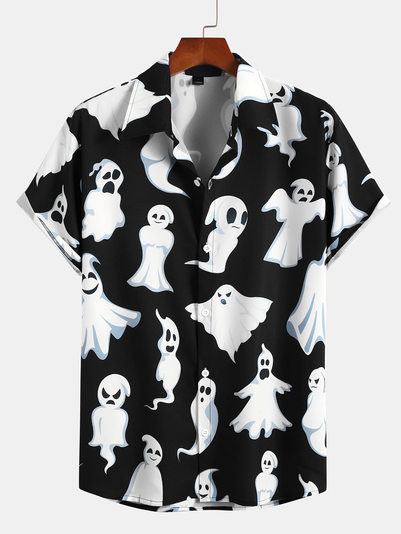 Cute Ghost Print Shirt