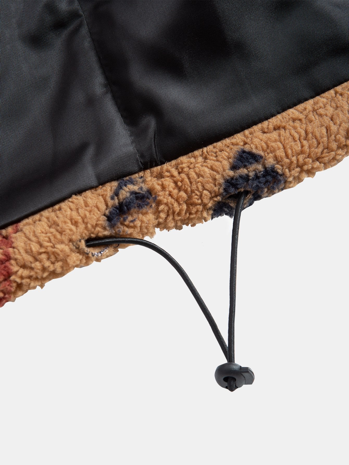 Rowan™ – Aztec Print Patchwork Teddy Fleece Coat