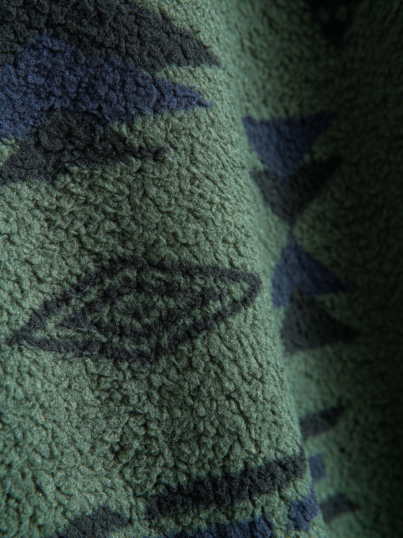 Rowan™ – Aztec Print Patchwork Teddy Fleece Coat