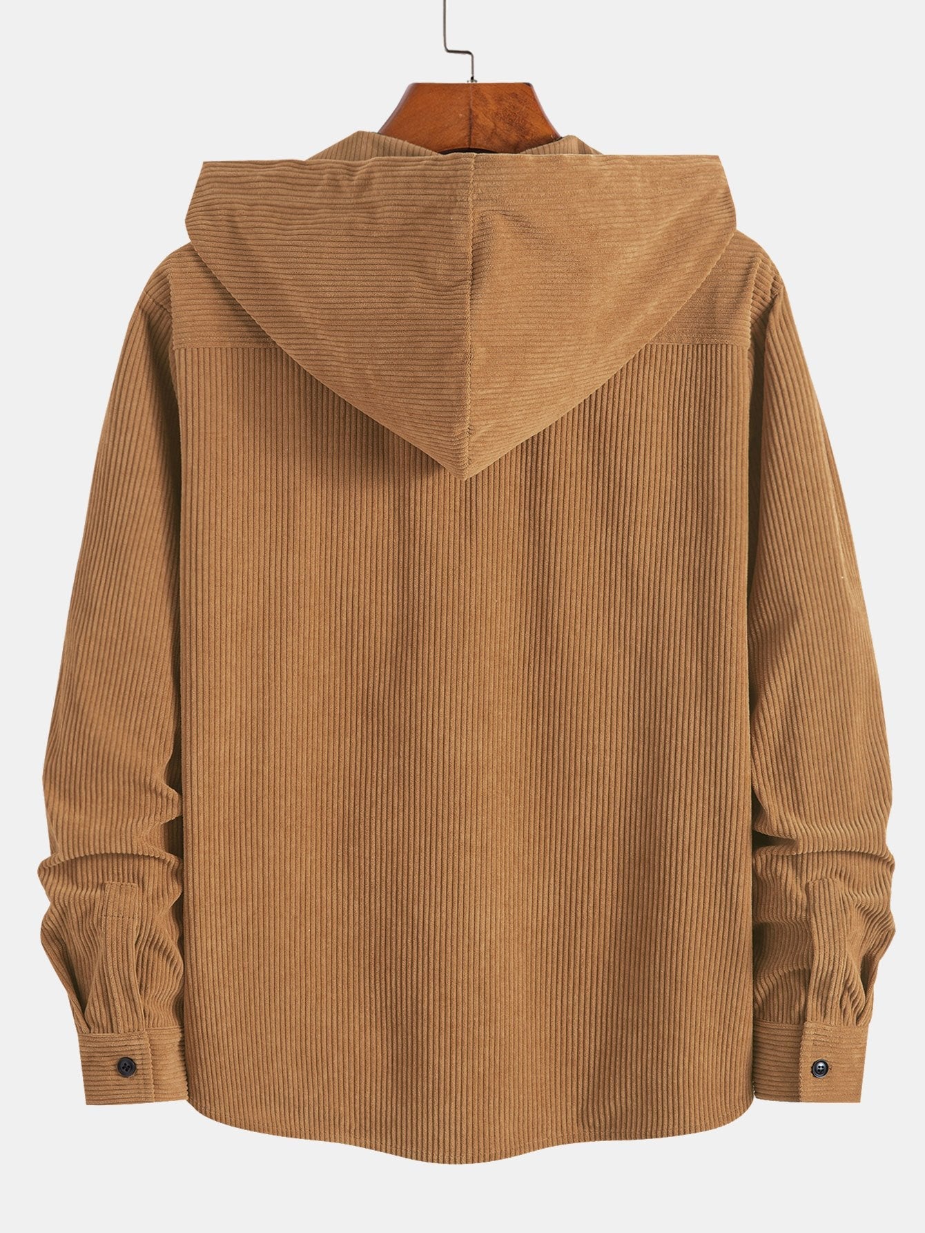 Dunley™ – Corduroy Hooded Overshirt