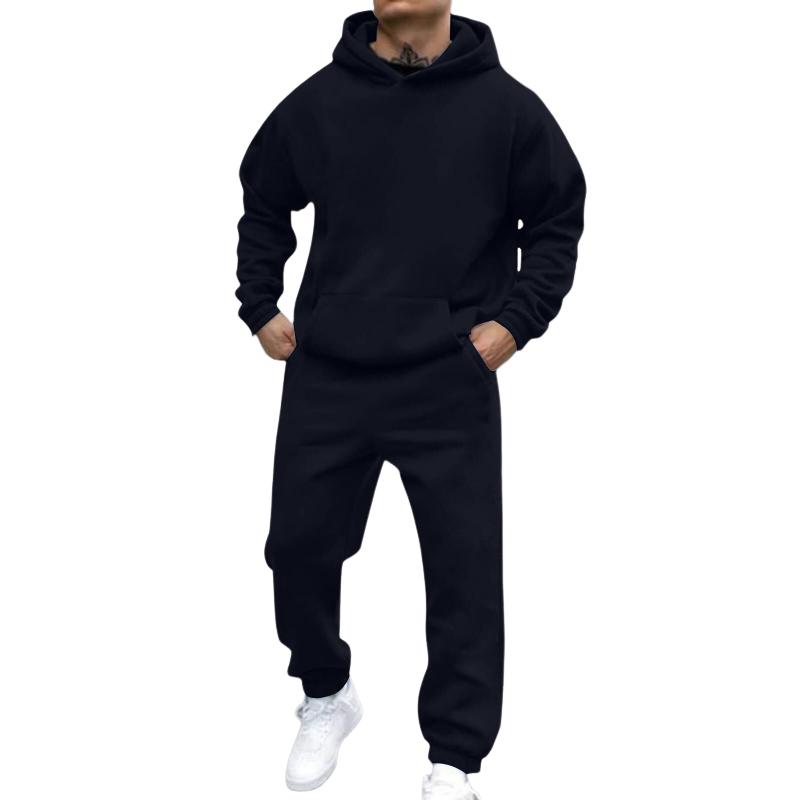 Torian™ – Men’s Casual Loose Fleece Hoodie & Sweatpants Set