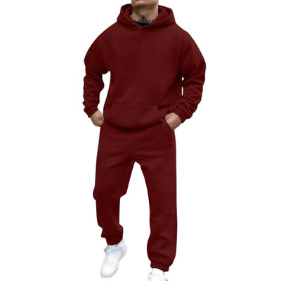 Torian™ – Men’s Casual Loose Fleece Hoodie & Sweatpants Set