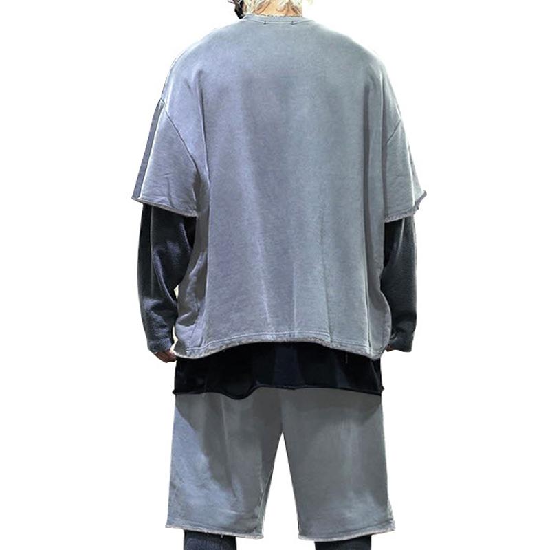 Daxen™ – Men's Loose Fit Summer T-Shirt & Shorts Set