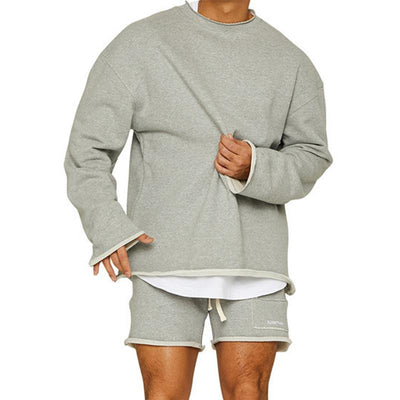 Kaele™ – Men's Casual Sweatshirt & Shorts Set